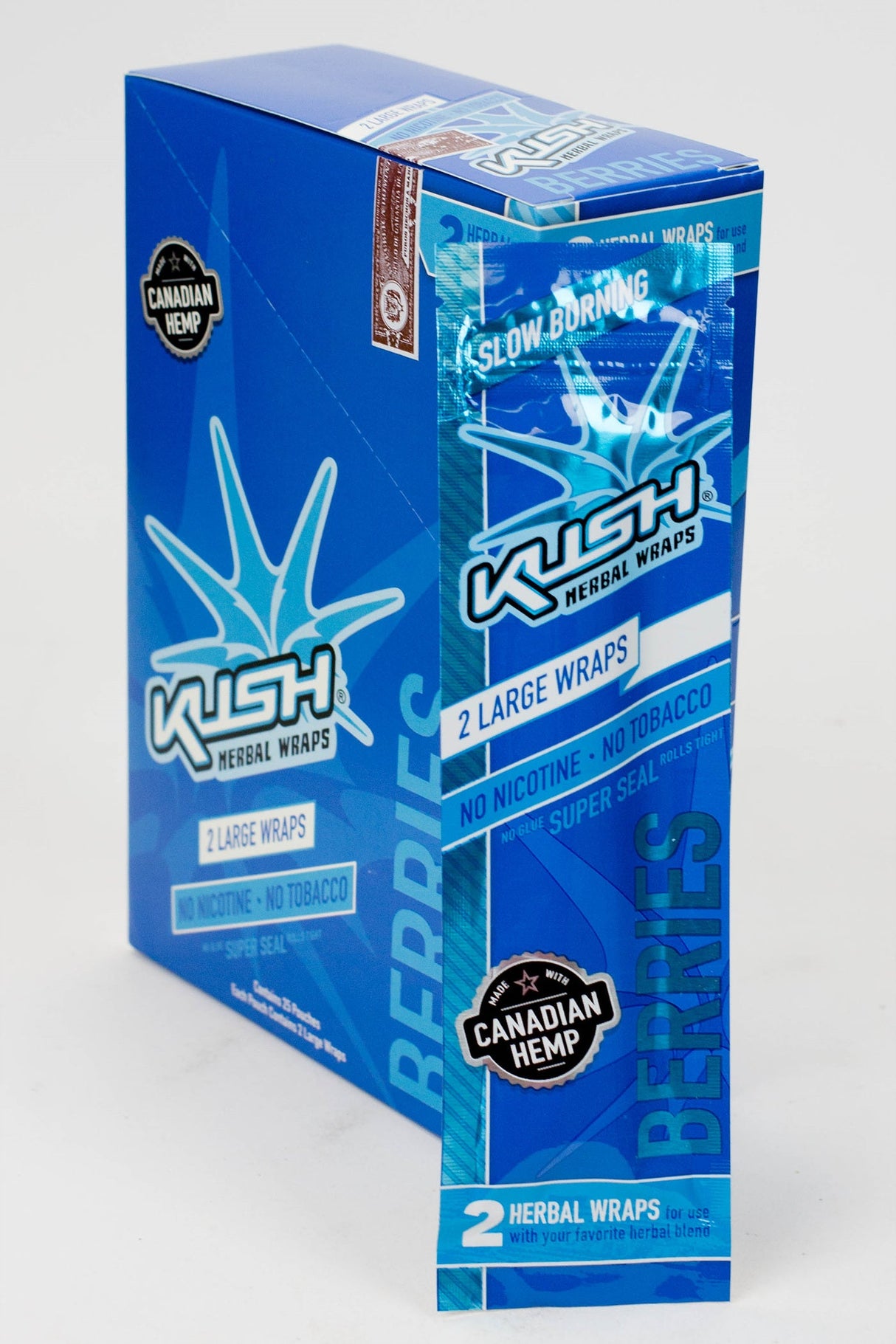KUSH® HERBAL WRAPS Leaf Wrap ONE Berries
