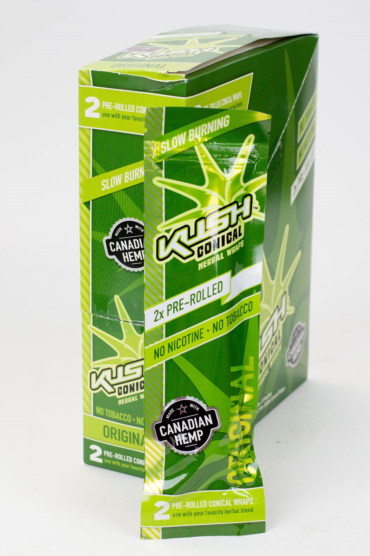 KUSH® CONICAL HERBAL WRAPS Leaf Wrap ONE Original
