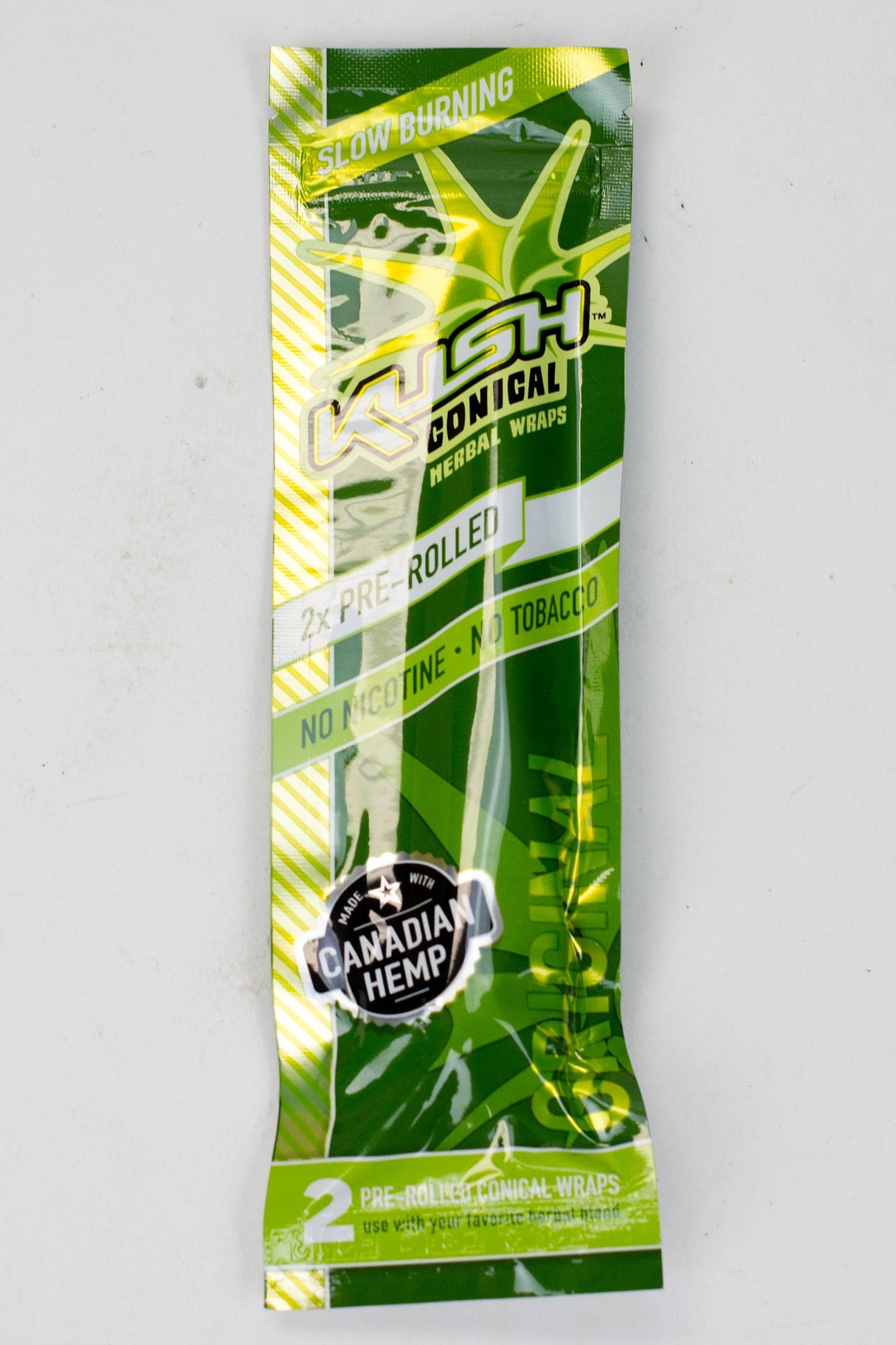 KUSH® CONICAL HERBAL WRAPS Leaf Wrap ONE