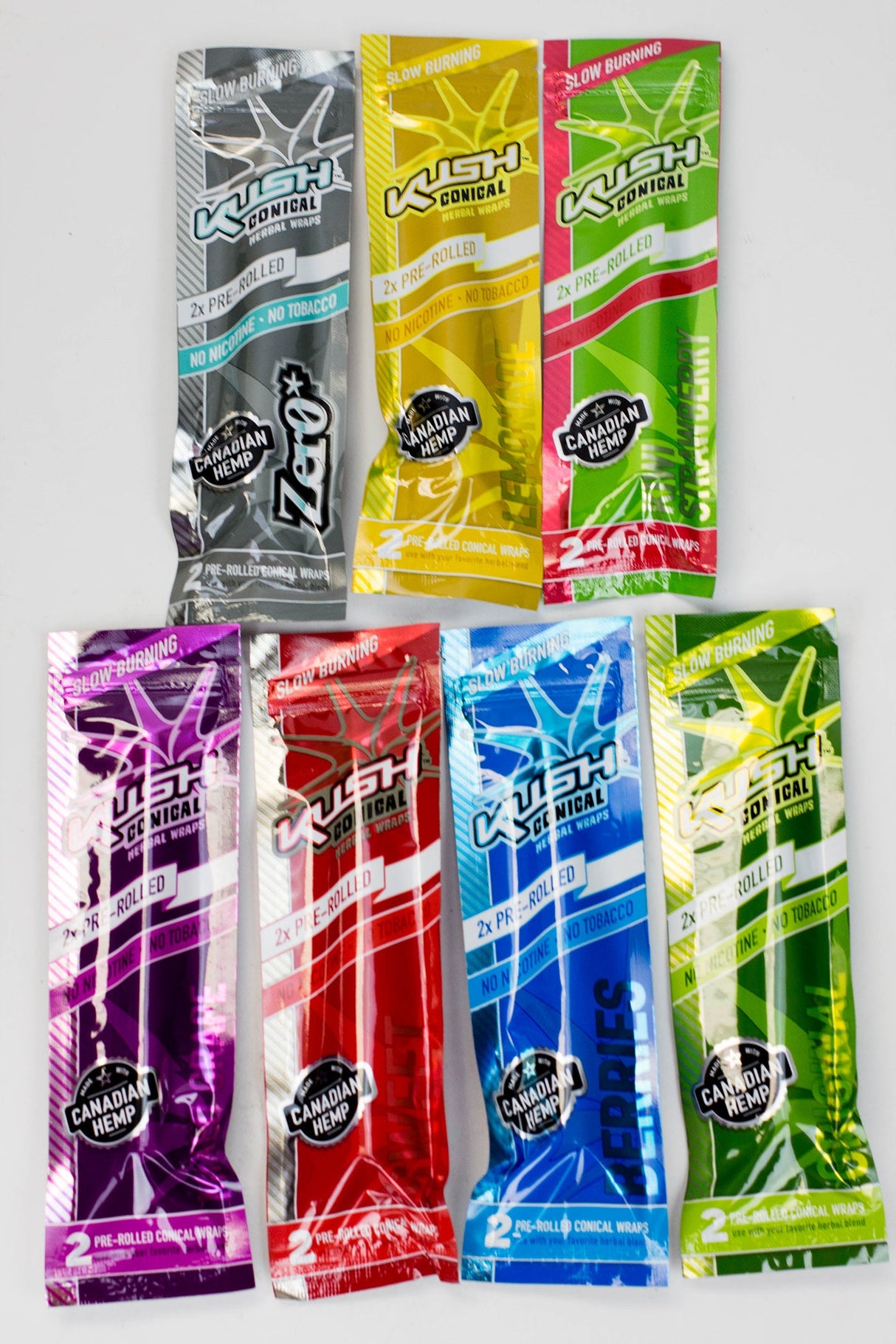 KUSH® CONICAL HERBAL WRAPS Leaf Wrap ONE