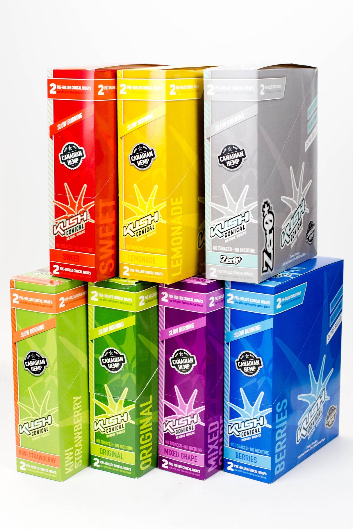 KUSH® CONICAL HERBAL WRAPS Leaf Wrap ONE