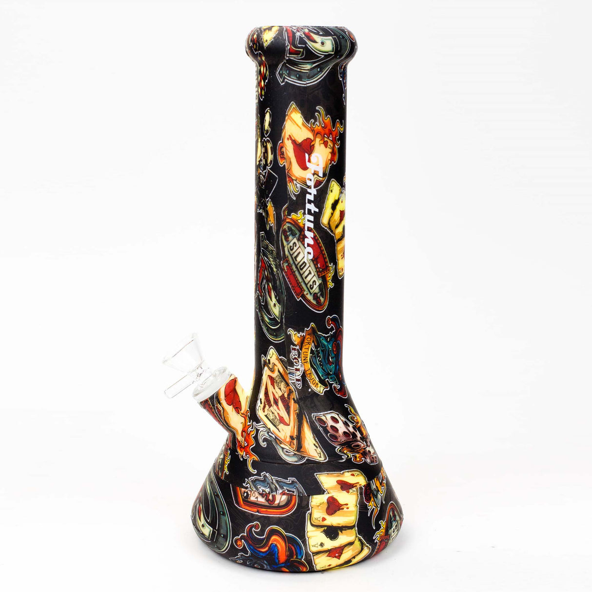 Fortune | 12" Silicone Beaker Resin · Silicone · Plastic Bong Fortune
