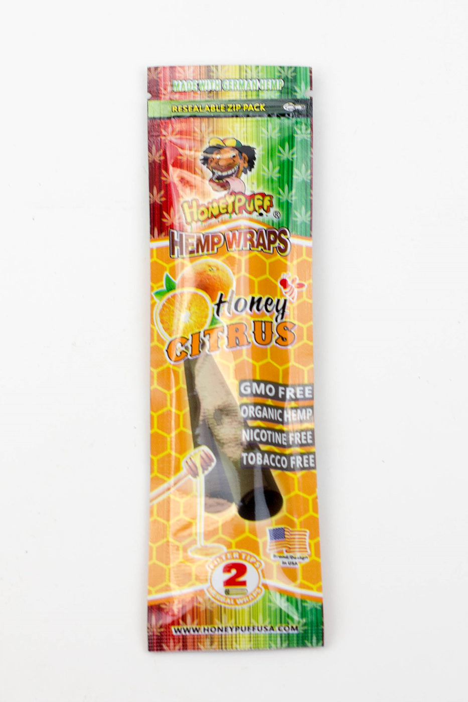 HONEY PUFF | Fruit Flavored Hemp Wraps Box of 12 Pre-rolled Cone (Display Pack) Super Supplys Inc
