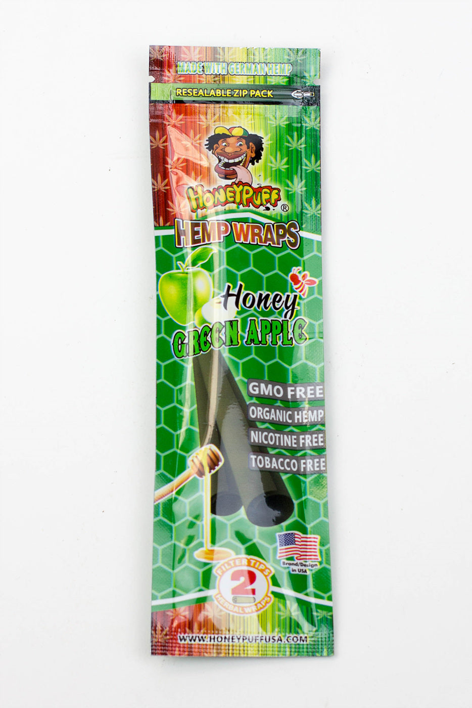 HONEY PUFF | Fruit Flavored Hemp Wraps Box of 12 Pre-rolled Cone (Display Pack) Super Supplys Inc