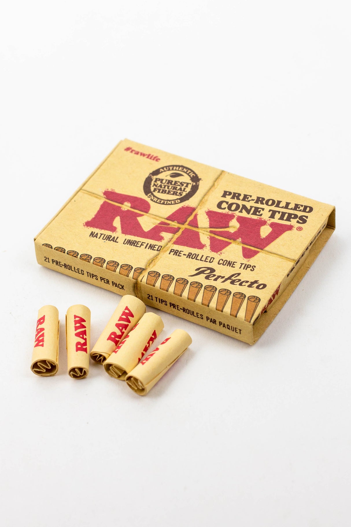 RAW Perfecto Pre-Rolled Cone Tips Filter Tip ONE