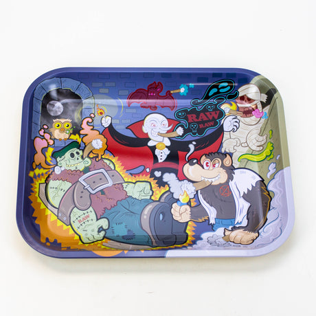 Raw Large size Rolling tray Tray ONE Monster Sesh