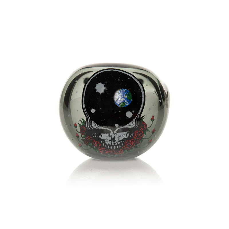 Grateful Dead x GEAR Premium® | 4.5" Space Your Face Spoon Hand Pipe In Collectible Tin Glass Pipe West Coast Gifts