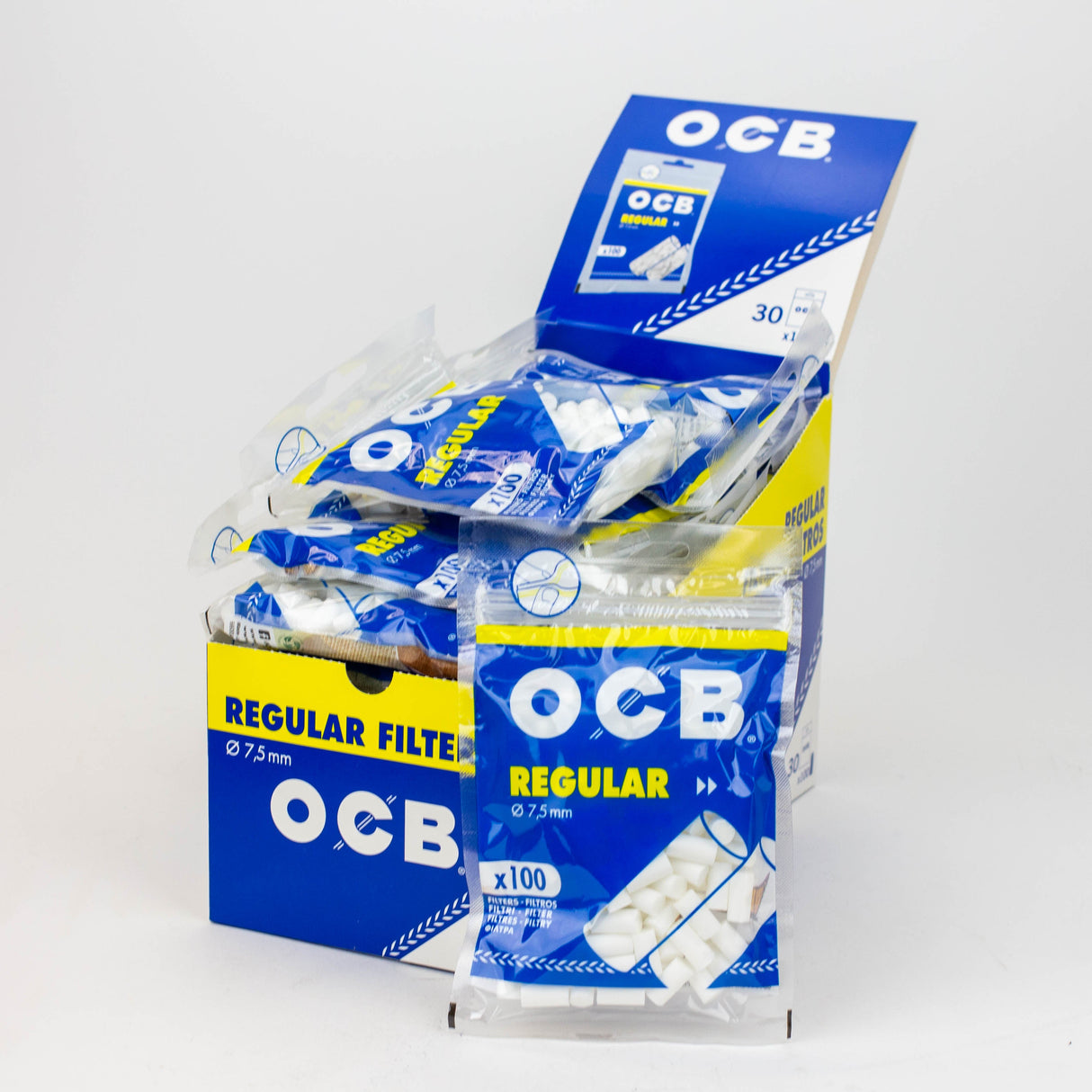 OCB regular Filters display box Filter Tip ONE
