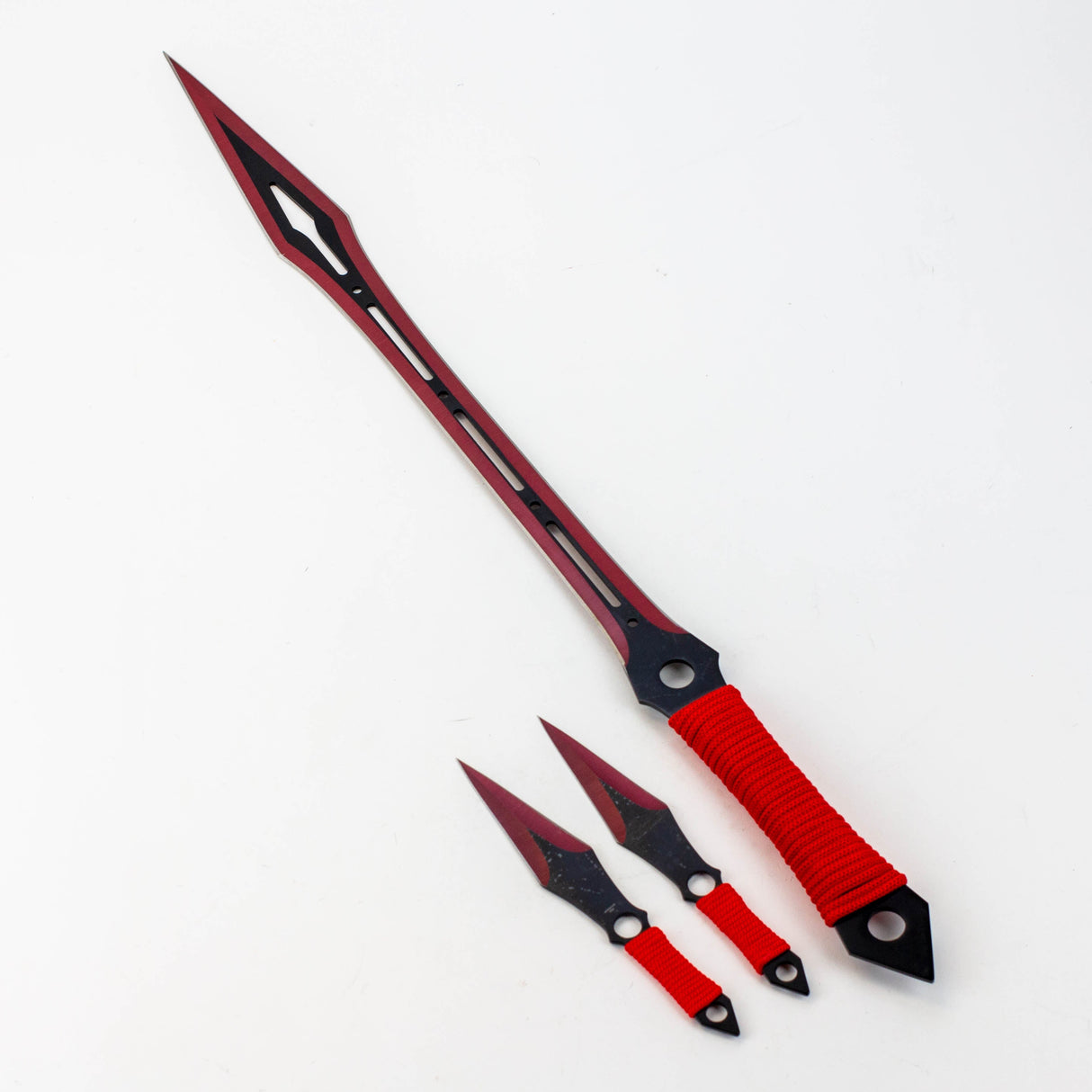 Snake Eye 25" Jungle Knife with Daggers Sword · Machete · Axe ONE Red