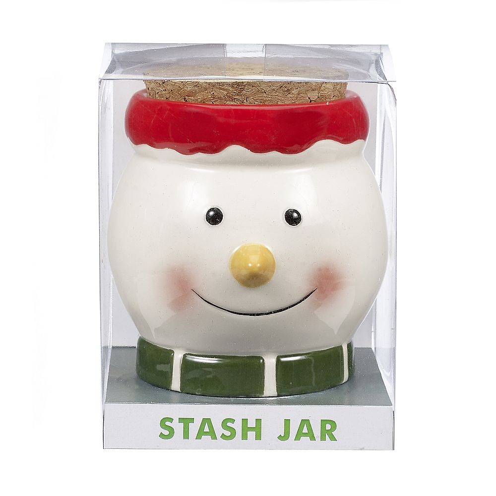 SNOWMAN STASH JAR Jar Roast and Toast Gifts