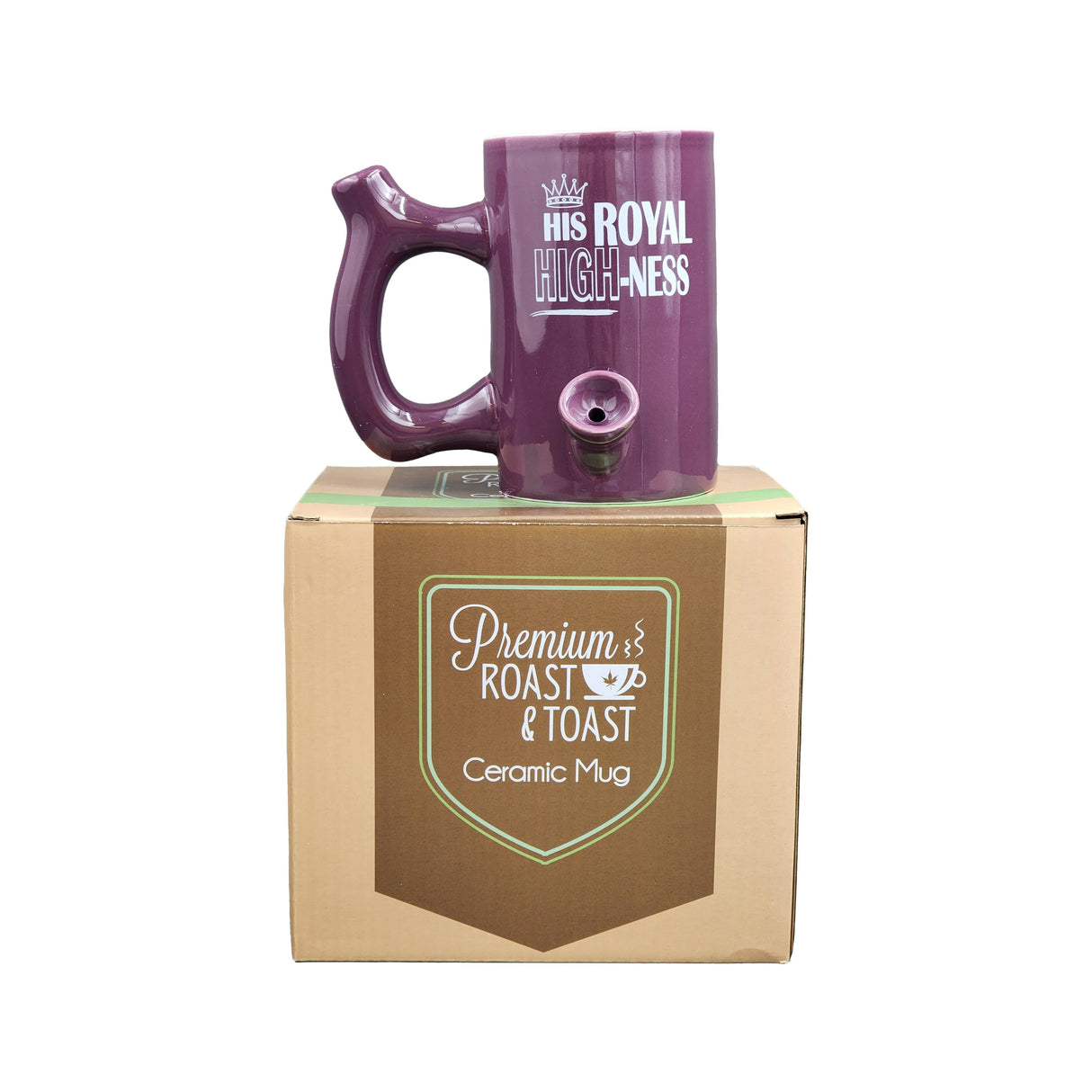 His royal high-ness large purple mug Mug Pipe Roast and Toast Gifts