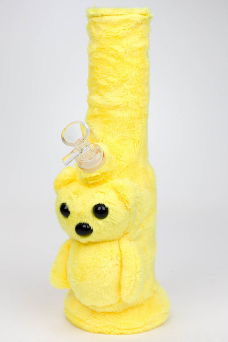 11" Adorable Bear Bong Glass Bong Canadian Distributor Yellow