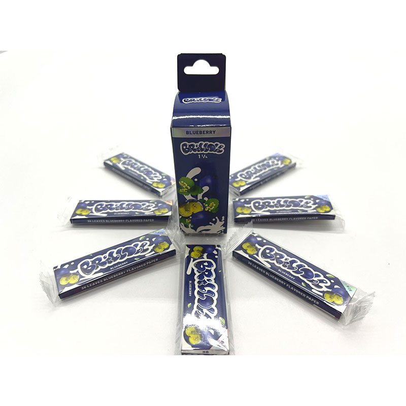 Brilloll | ACE Flavored Rolling Paper – 1¼ Size 1 - 1/4" Size Canadian Distributor Blueberry
