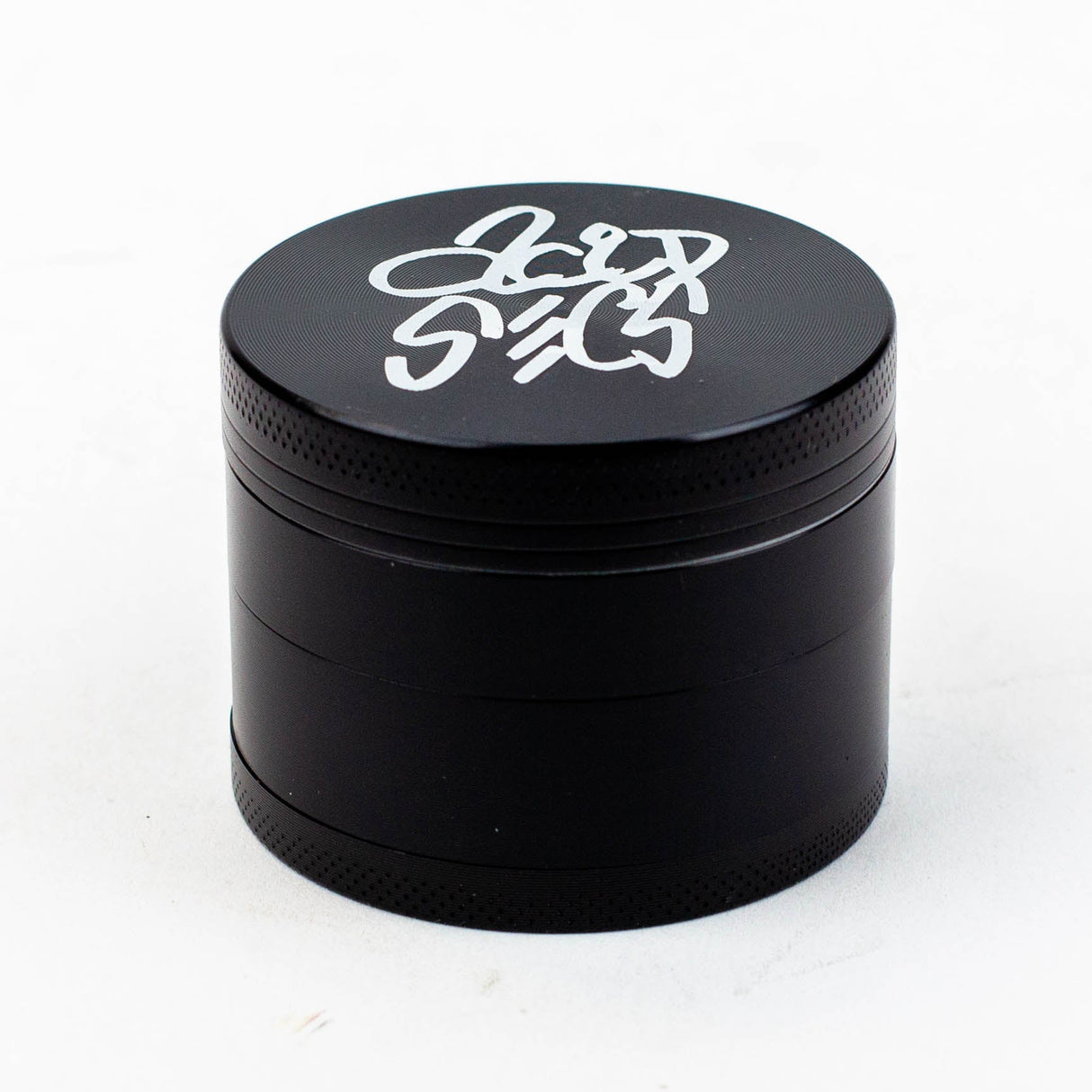 Acid Secs 4 parts metal herb grinder Regular Grinder Acid Secs Productions Inc. Black