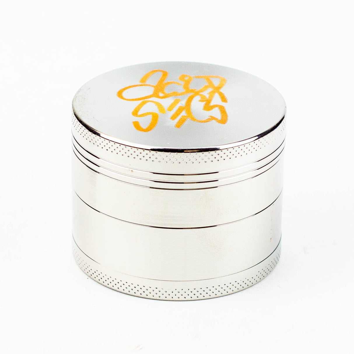 Acid Secs 4 parts metal herb grinder Regular Grinder Acid Secs Productions Inc. Silver