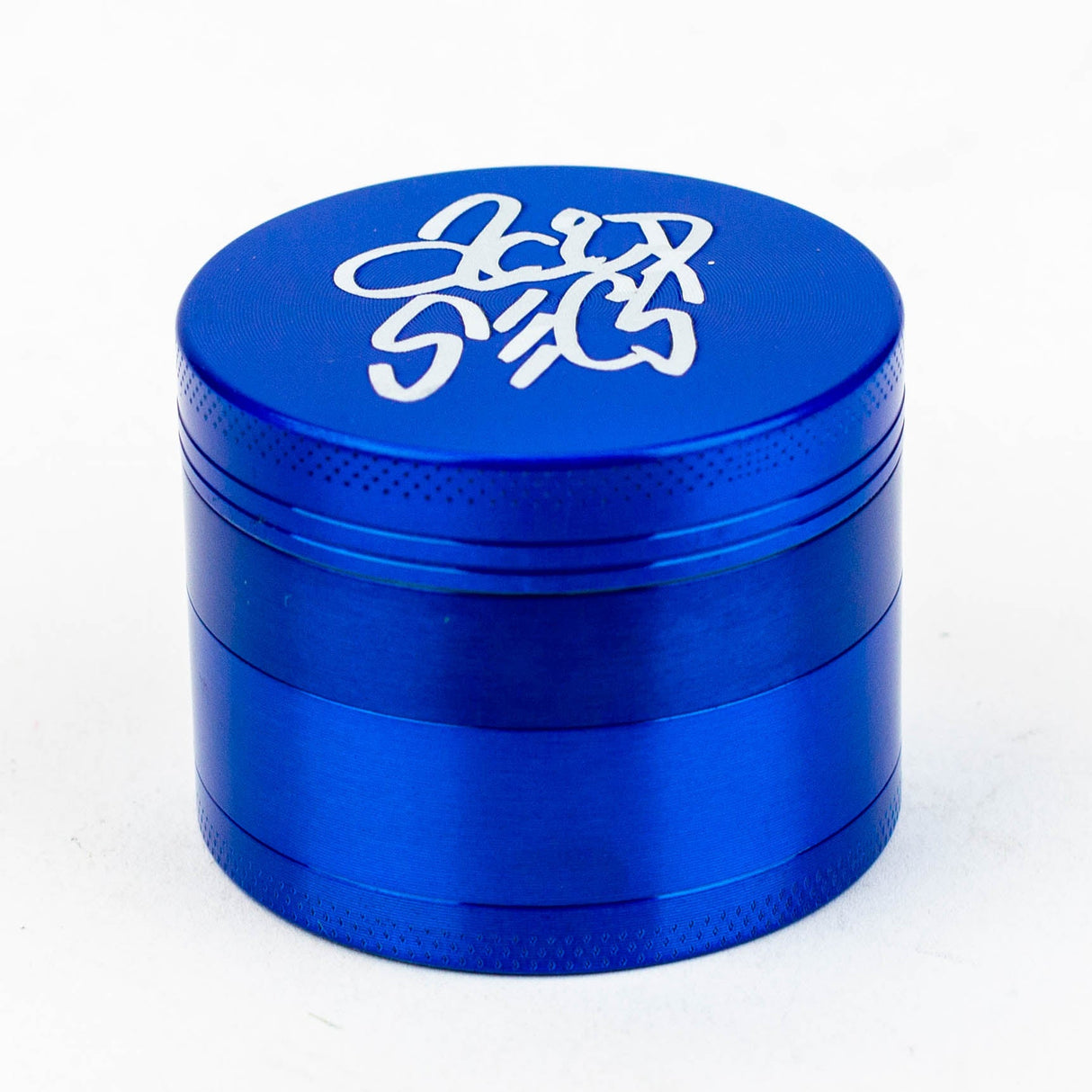 Acid Secs 4 parts metal herb grinder Regular Grinder Acid Secs Productions Inc. Blue
