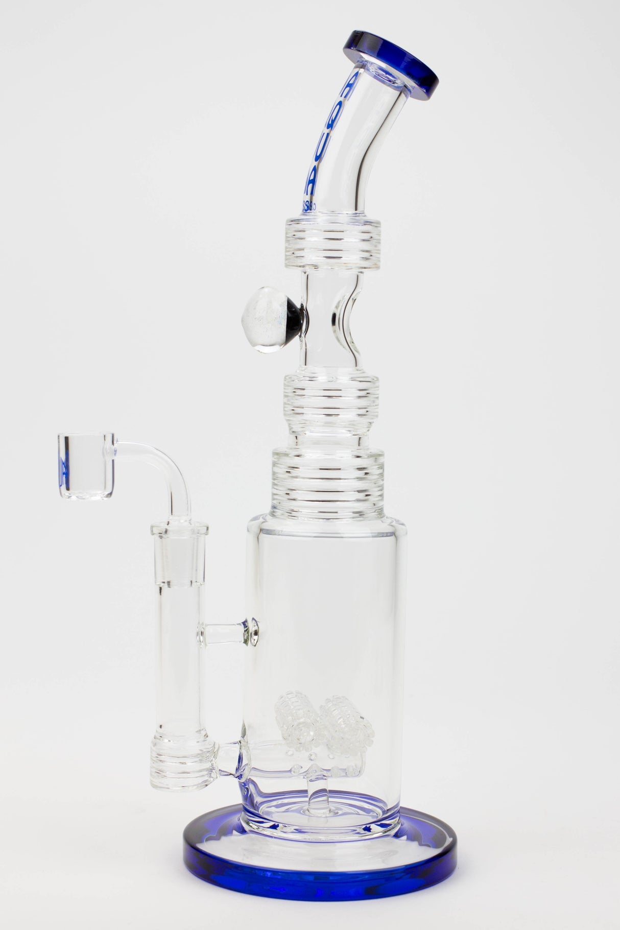13" AQUA Glass / 2-in-1 / 7mm glass water bong Glass Bong Canadian Distributor