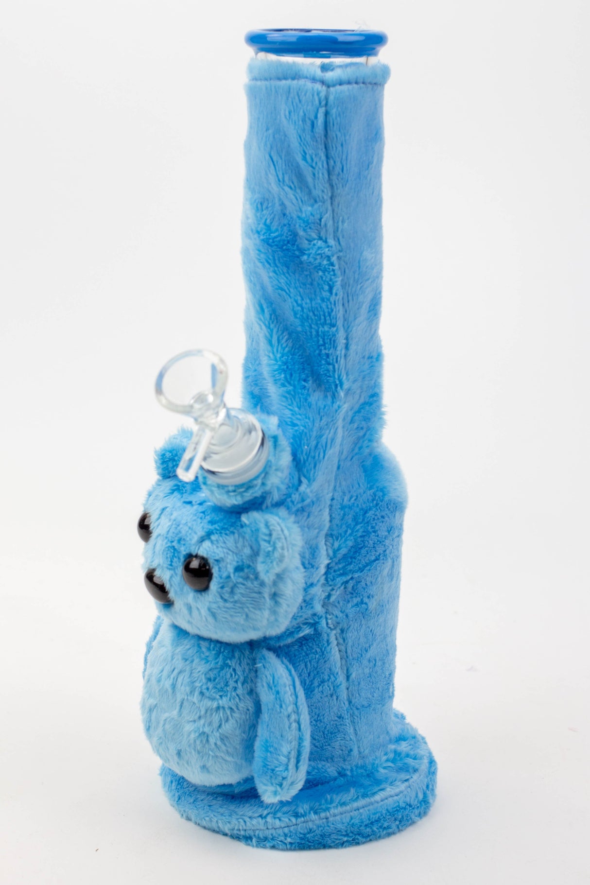 11" Adorable Bear Bong Glass Bong Canadian Distributor Blue