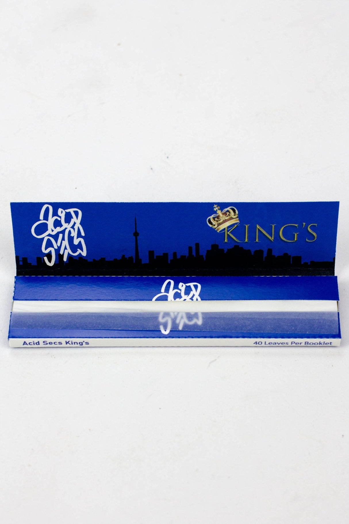 Acid Secs - Ultra thin rice King's Rolling Papers 1 - 1/4" Size Acid Secs Productions Inc.