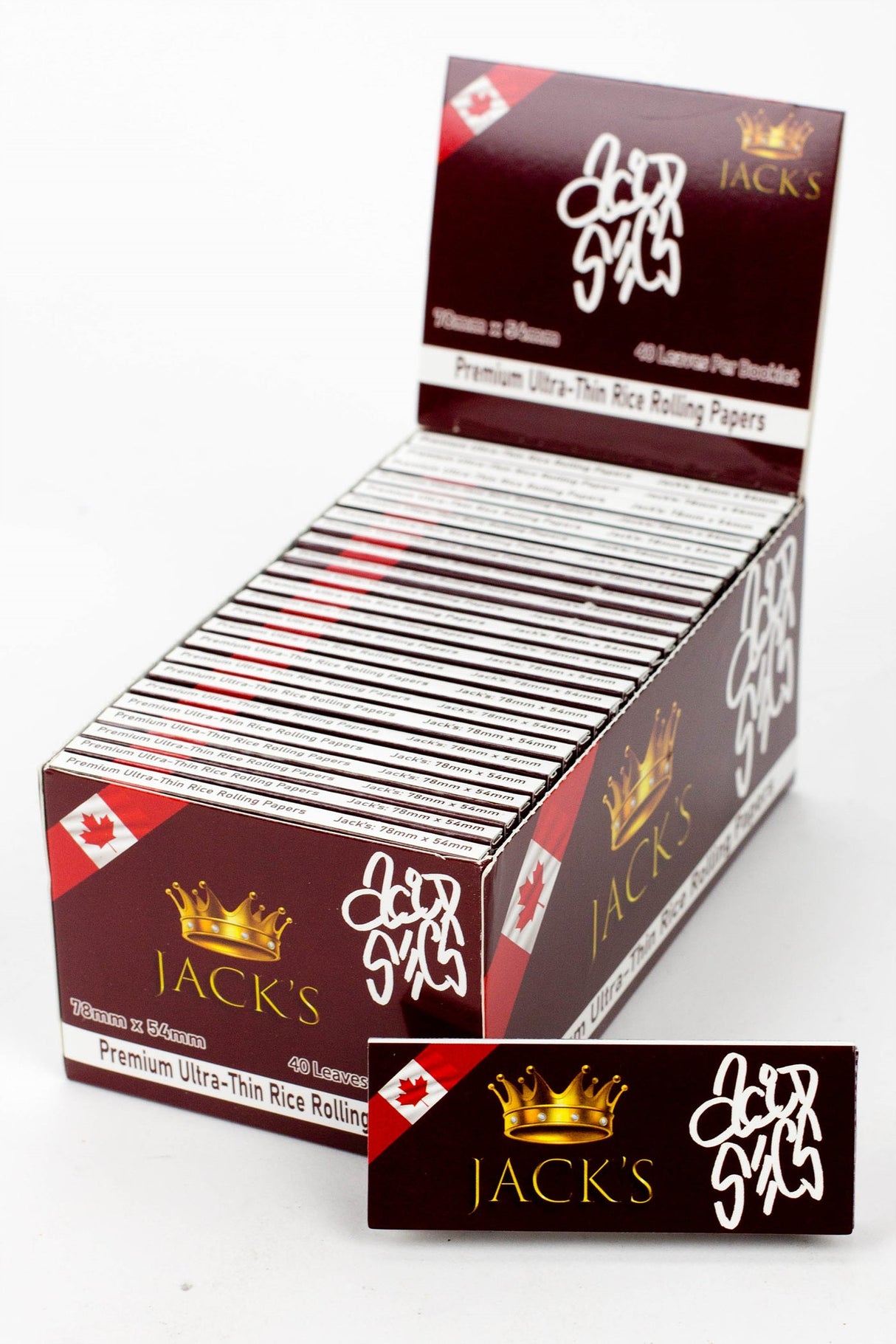 Acid Secs - Ultra thin rice Jack's Rolling Papers 1 - 1/4" Size Acid Secs Productions Inc. Jack's