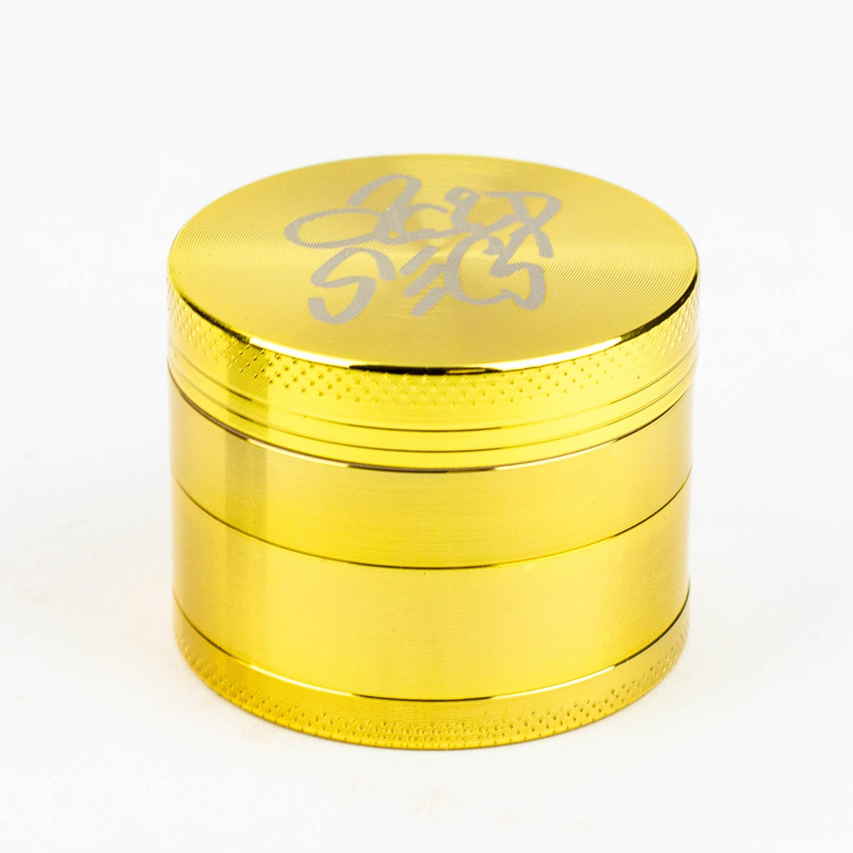 Acid Secs 4 parts metal herb grinder Regular Grinder Acid Secs Productions Inc. Gold