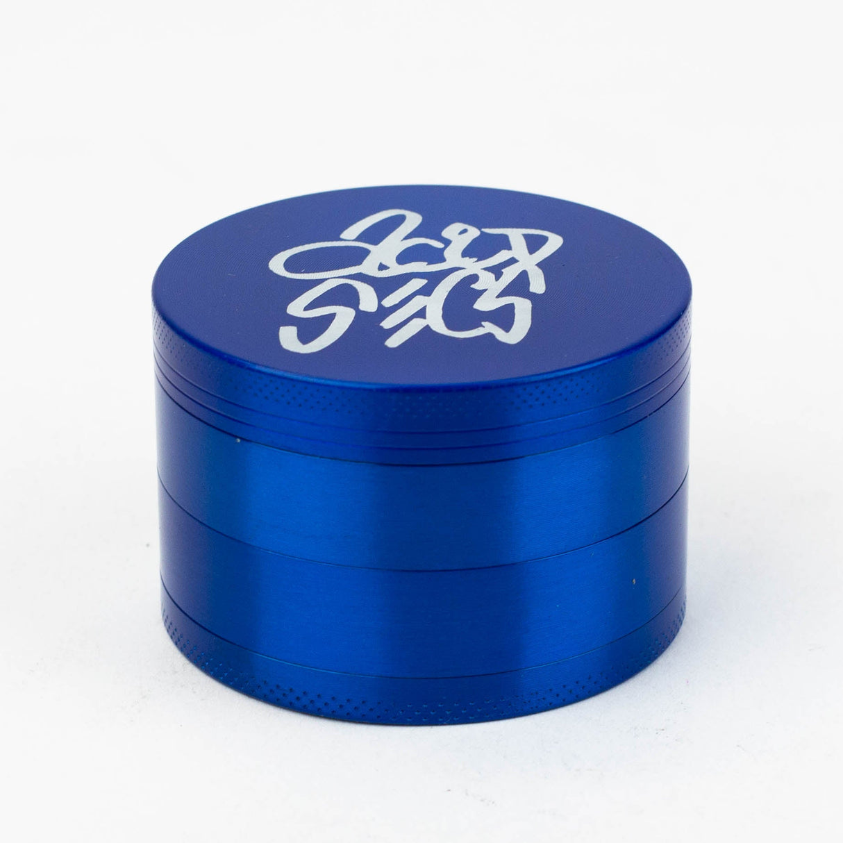 Acid Secs 4 parts metal herb Large grinder Regular Grinder Acid Secs Productions Inc. Blue