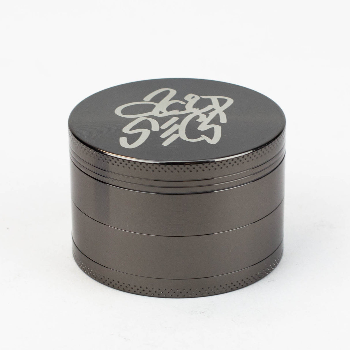 Acid Secs 4 parts metal herb Large grinder Regular Grinder Acid Secs Productions Inc. Gun Metal