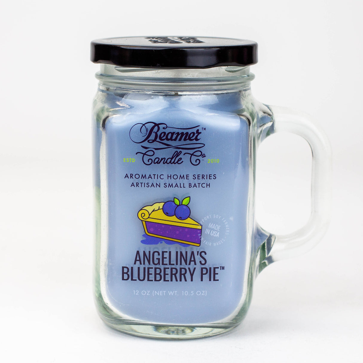 Beamer Candle Co. | Ultra Premium Jar Aromatic Home Series candle Candle ONE Angelina's Blueberry Pie