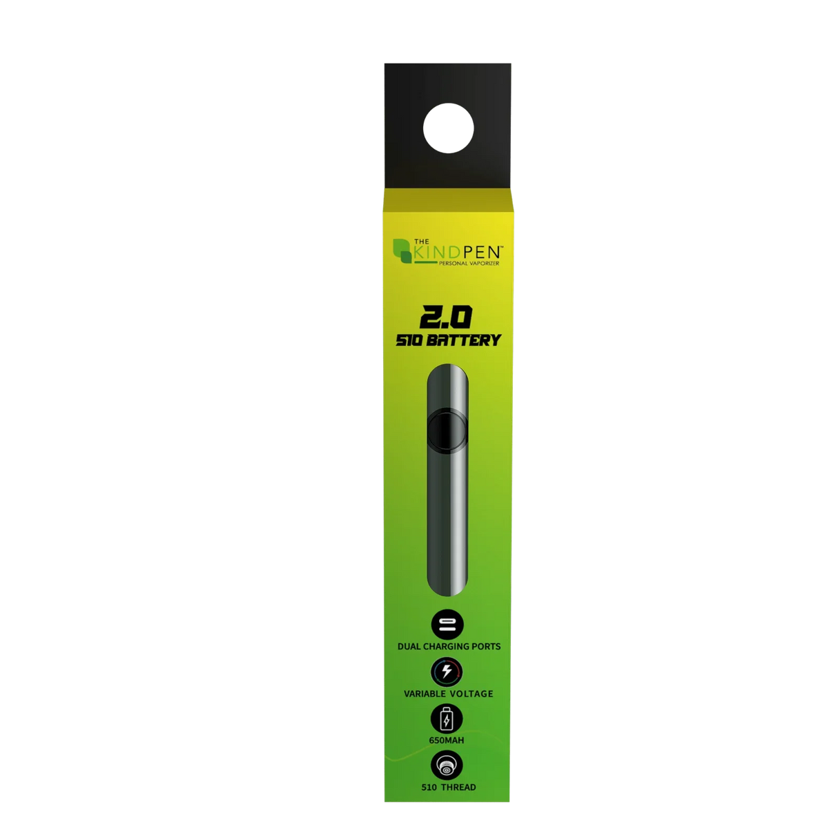The Kind Pen |Dual Charger Variable Voltage 510 Thread Battery 510 Battery The Kind Pen