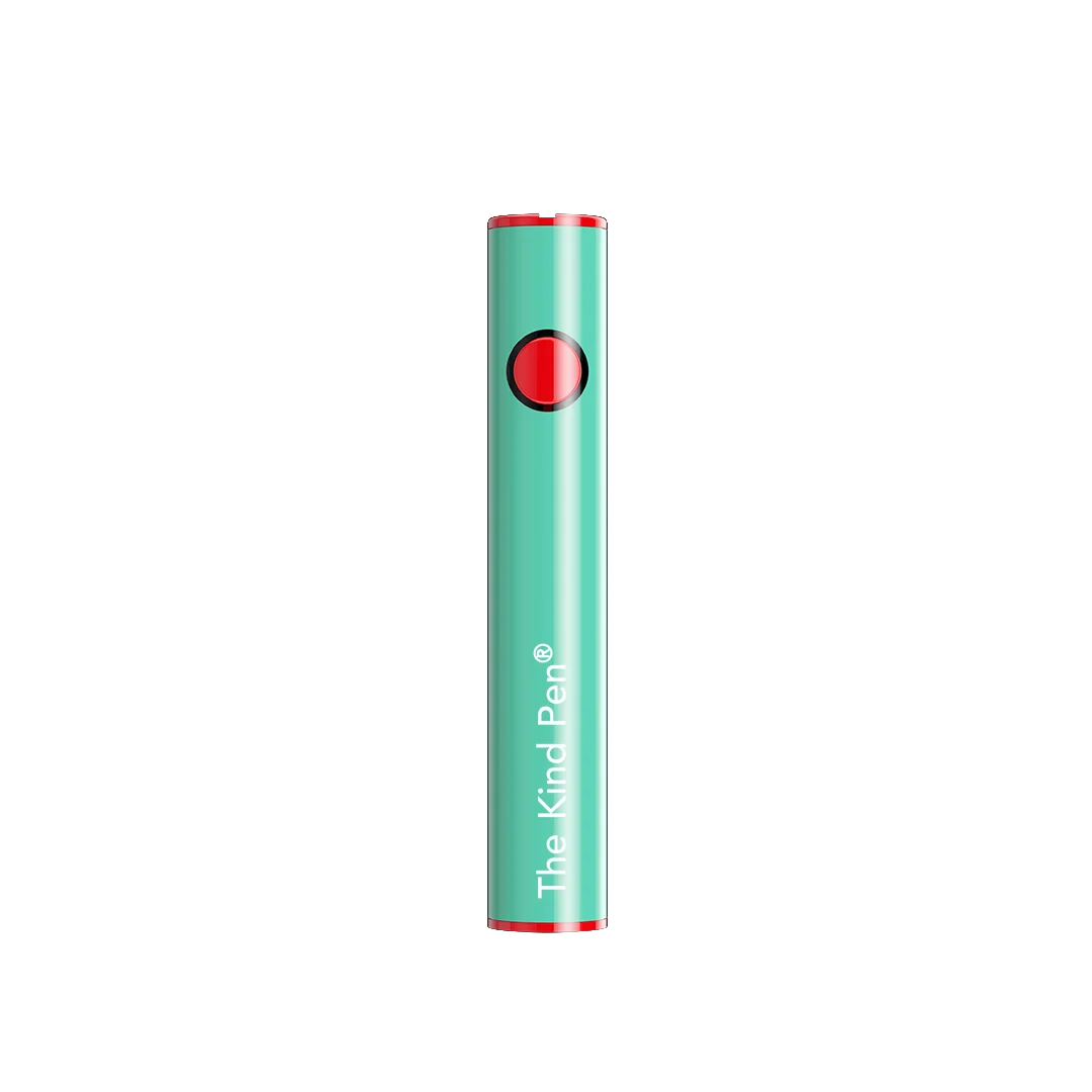 The Kind Pen |Dual Charger Variable Voltage 510 Thread Battery 510 Battery The Kind Pen Teal/Red
