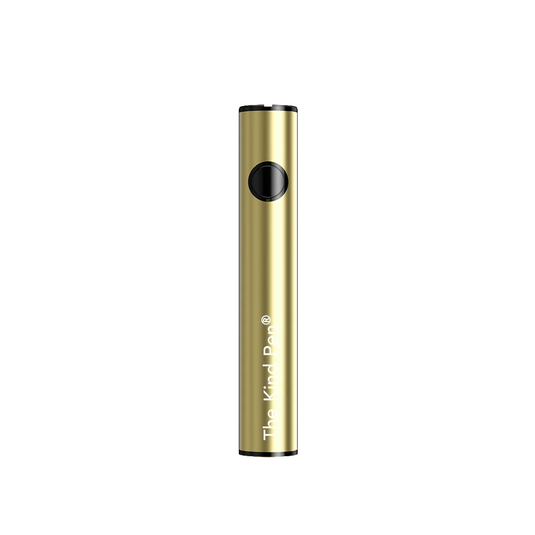 The Kind Pen |Dual Charger Variable Voltage 510 Thread Battery 510 Battery The Kind Pen Gold/Black