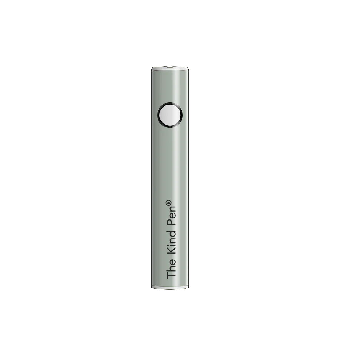 The Kind Pen |Dual Charger Variable Voltage 510 Thread Battery 510 Battery The Kind Pen Gray/White