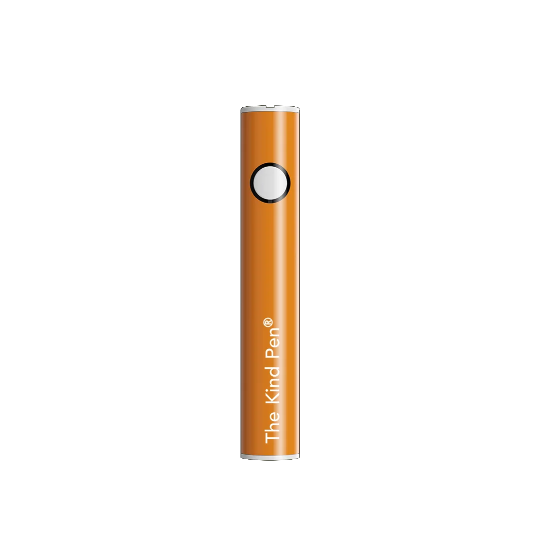 The Kind Pen |Dual Charger Variable Voltage 510 Thread Battery 510 Battery The Kind Pen Orange/White