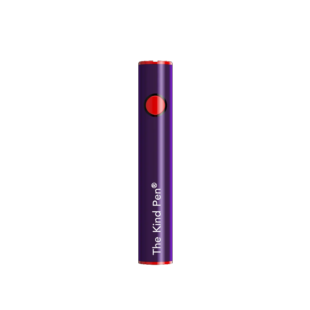 The Kind Pen |Dual Charger Variable Voltage 510 Thread Battery 510 Battery The Kind Pen Purple/Red