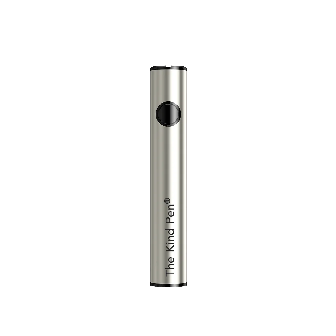 The Kind Pen |Dual Charger Variable Voltage 510 Thread Battery 510 Battery The Kind Pen Silver/Black