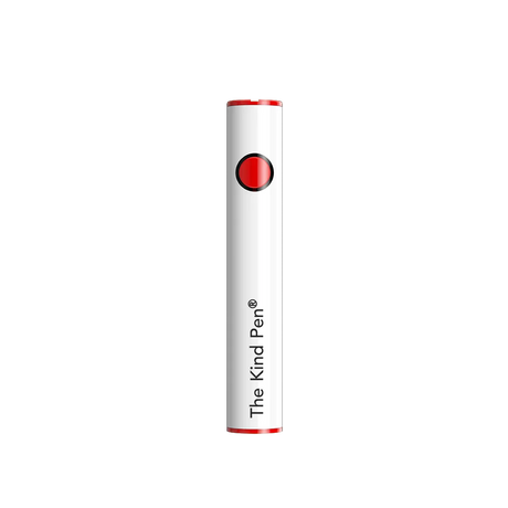 The Kind Pen |Dual Charger Variable Voltage 510 Thread Battery 510 Battery The Kind Pen White/Red