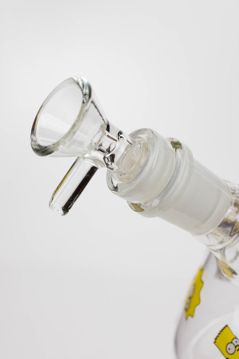 10" SS-Cartoon Graphic glass water bong Glass Bong BANKA