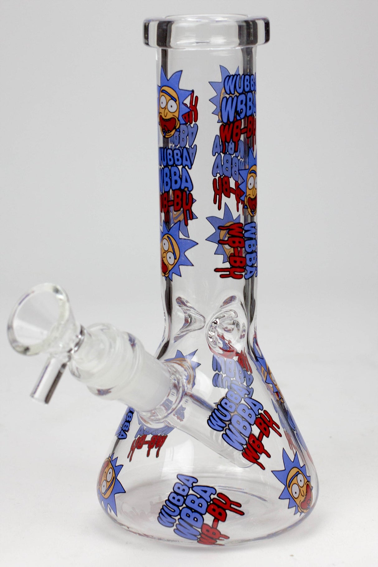 8" NM glass water bong-CL Glass Bong BANKA Graphic A