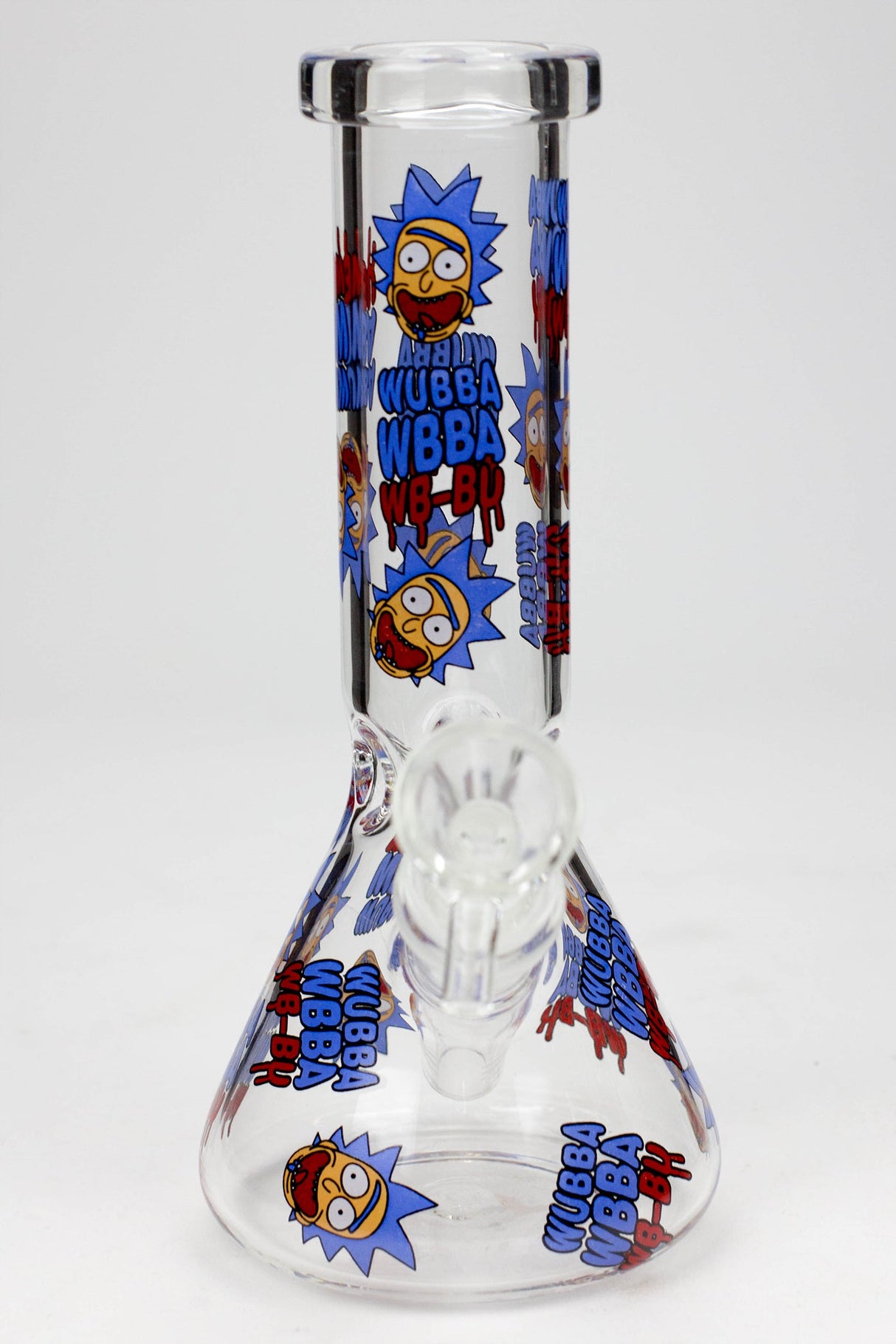 8" NM glass water bong-CL Glass Bong BANKA