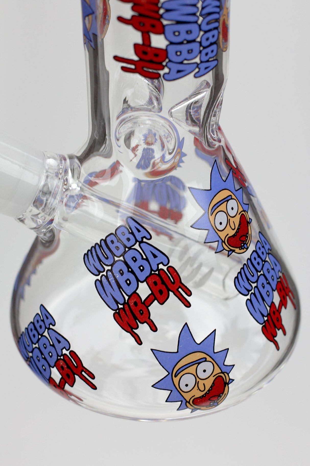 8" NM glass water bong-CL Glass Bong BANKA