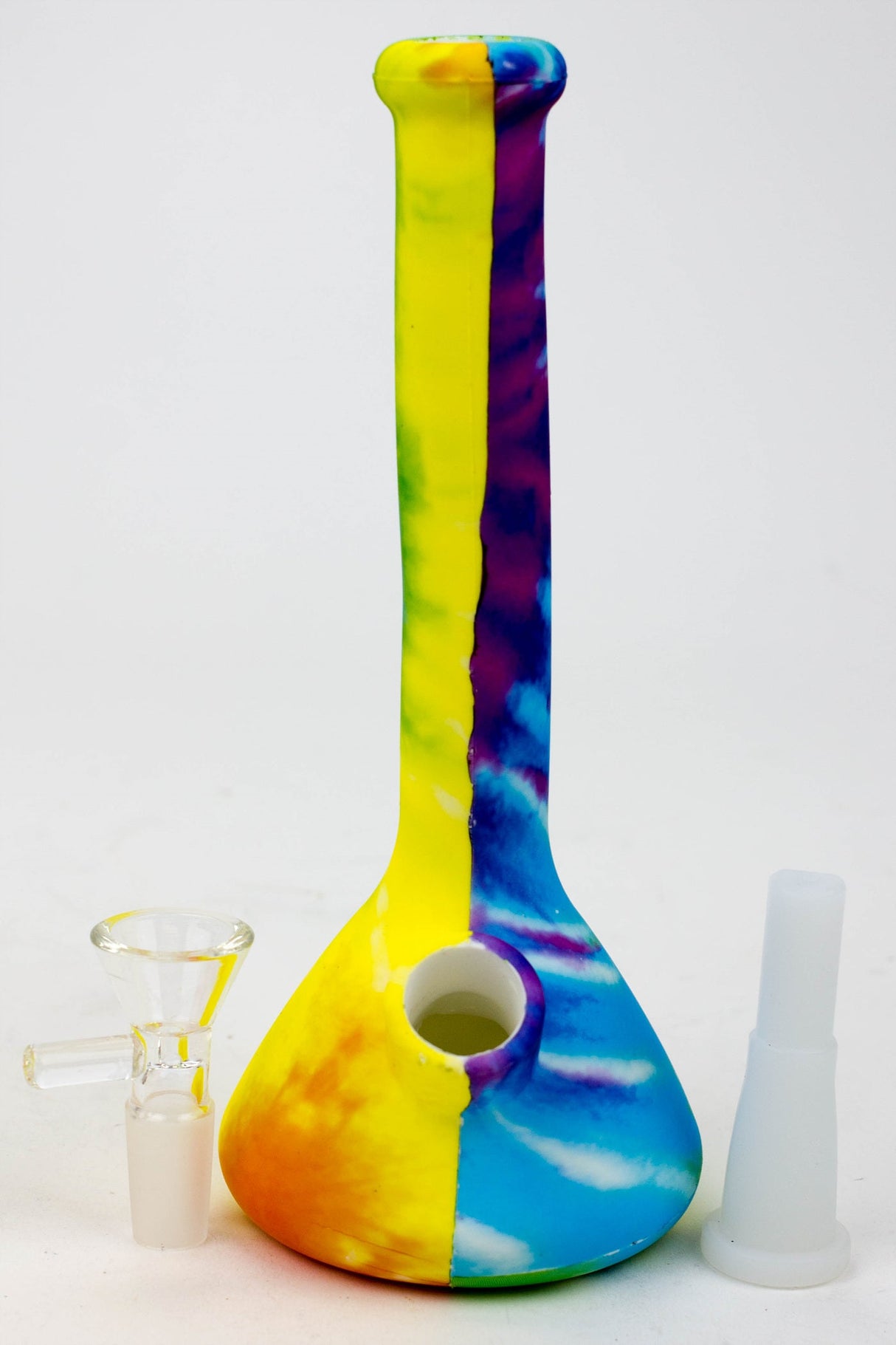 7.5" Graphic silicone water bong Resin · Silicone · Plastic Bong BANKA