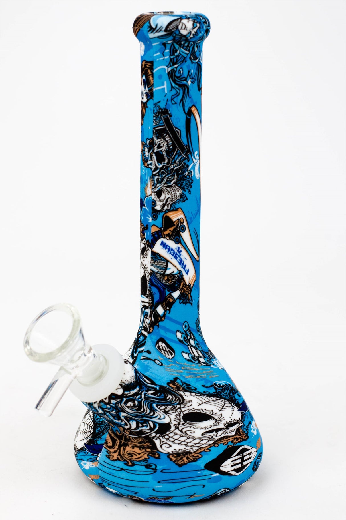 7.5" Graphic silicone water bong Resin · Silicone · Plastic Bong BANKA Graphic E