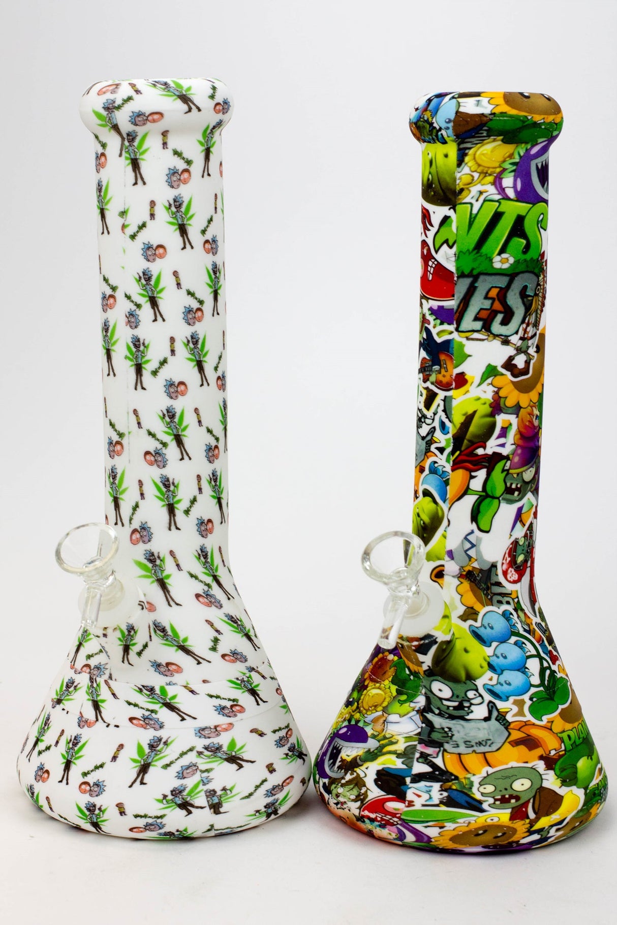 12" Graphic silicone detachable water bong Resin · Silicone · Plastic Bong BANKA