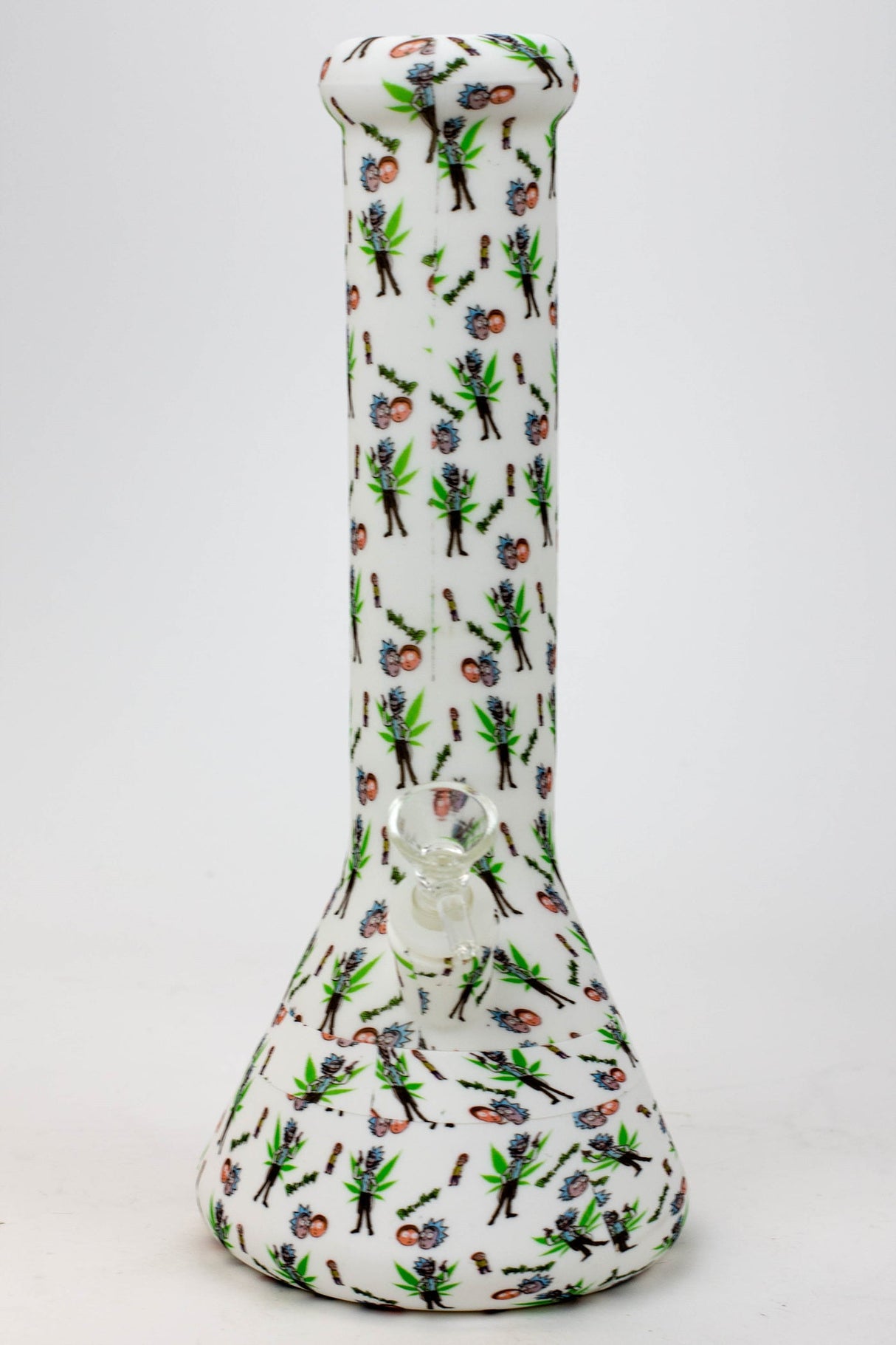 12" Graphic silicone detachable water bong Resin · Silicone · Plastic Bong BANKA