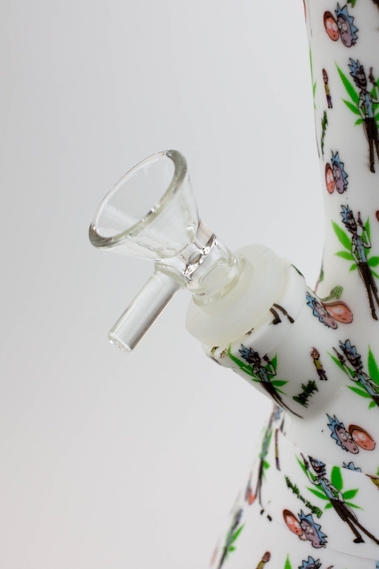 12" Graphic silicone detachable water bong Resin · Silicone · Plastic Bong BANKA