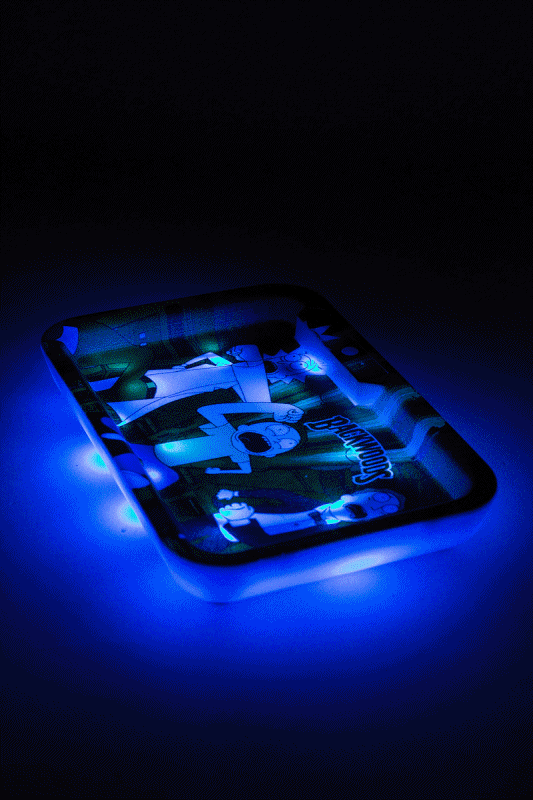 LED Rechargeable Rolling Tray Box of 6 Tray BANKA