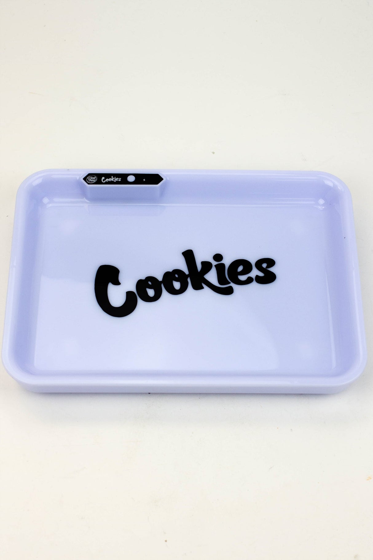 The New Rechargeable LED Rolling Tray Tray BANKA White