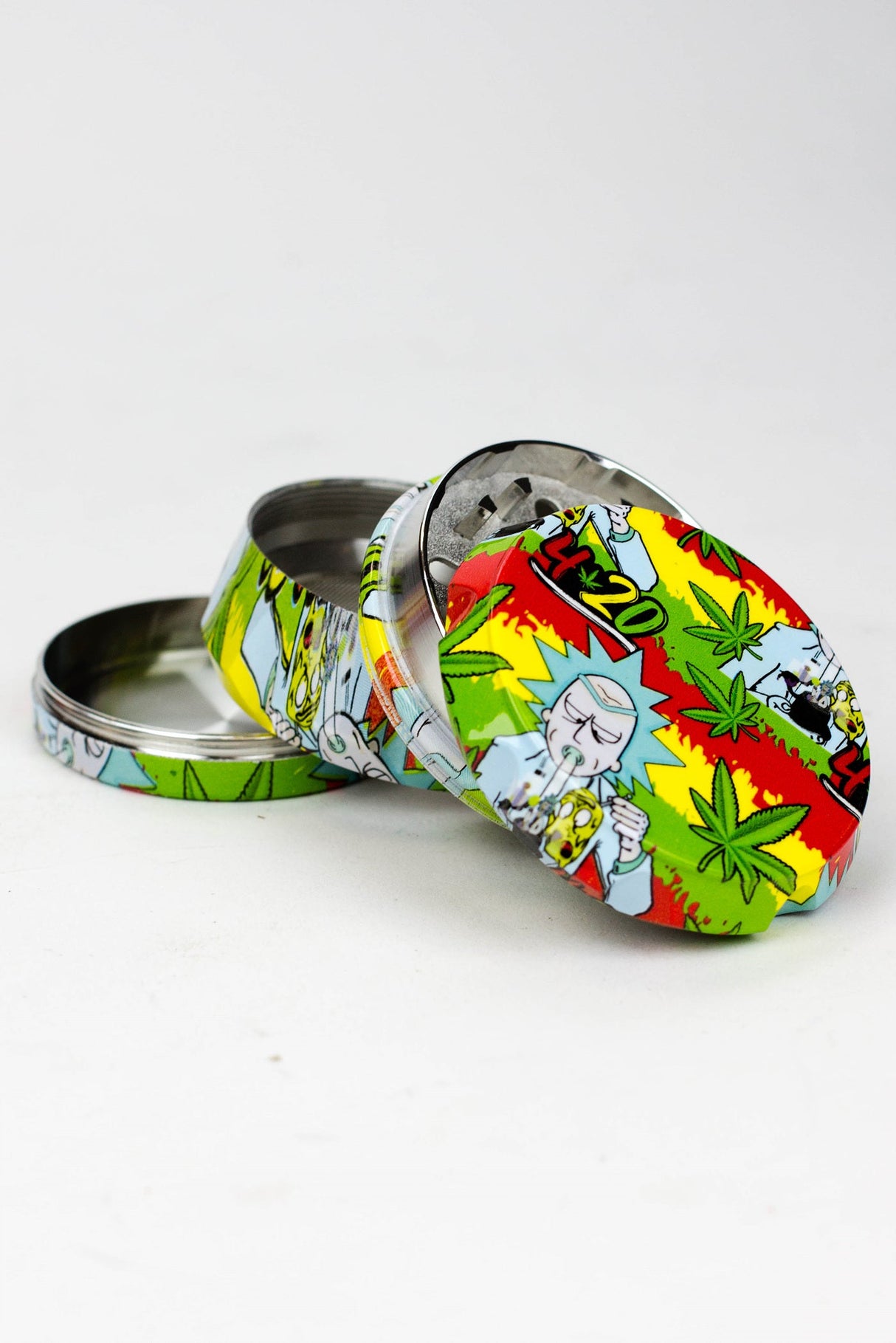 4 parts Graphic Metal grinder Box of 6 Display Pack BANKA