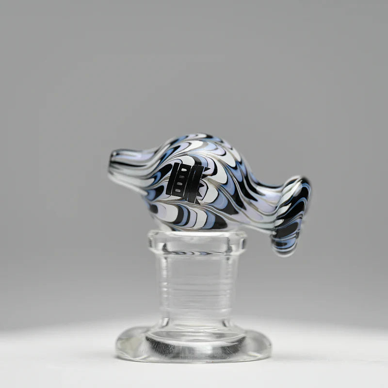 Castle Glassworks | Bubble Cap – Swirly Cap · Dabber · Insert · Clip · Nail Castle Glassworks Black