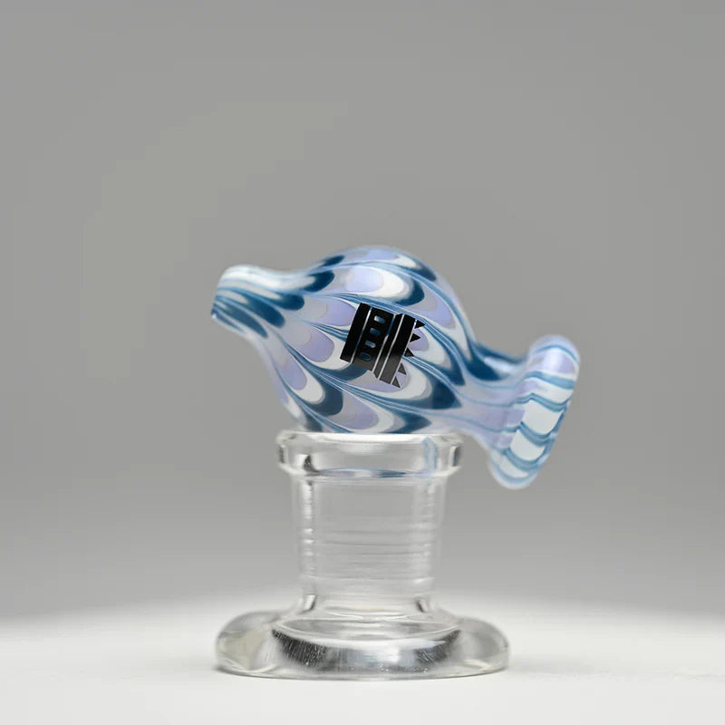 Castle Glassworks | Bubble Cap – Swirly Cap · Dabber · Insert · Clip · Nail Castle Glassworks Blue